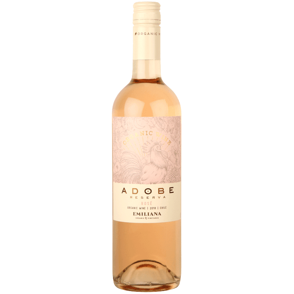 miliana Adobe Reserva Rose organic 2021 wine bottle